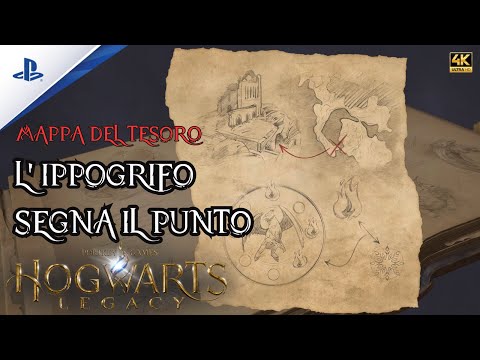 L' IPPOGRIFO SEGNA IL PUNTO. Hogwarts Legacy MAPPA DEL TESORO.