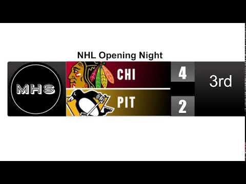 NHL: Chicago Blackhawks vs. Pittsburgh Penguins (CONNOR BEDARD FIRST GAME)