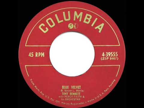1st RECORDING OF: Blue Velvet - Tony Bennett (1951)