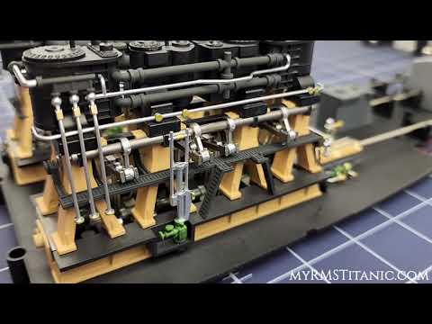 Agora Models 1:200 RMS Titanic Engines Test