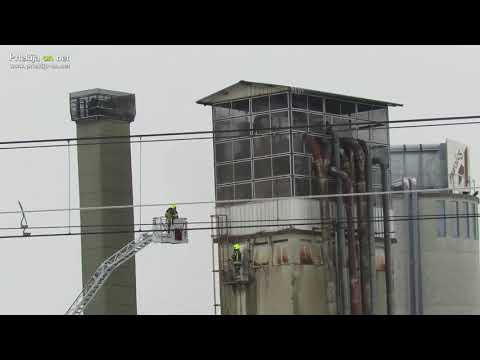 Požar v podjetju Murales v Ljutomeru