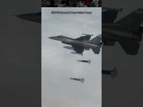 F-16 Drops Inert Guided Bombs to Practice Accuracy