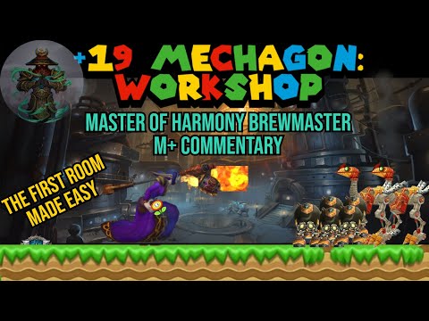 I Did More Damage than My DPS??? +19 Mechagon: Workshop - Brewmaster M+ Commentary