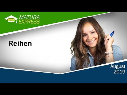 Reihen - Zentralmatura Mathematik Januar 2020 #12