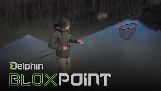 Rukojeť podběráku Delphin BloxPOINT 110-200cm