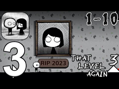 That Level Again 3 - Story + All Levels 1-10 + Sad End + Secret - Gameplay Walkthrough (iOS,Android)