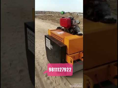 IROTECH INDIA Walk Behind Double Drum Vibratory Roller