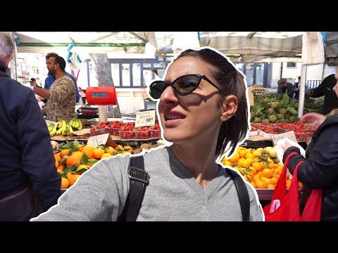Italian Market + beach near Rome | Vlog