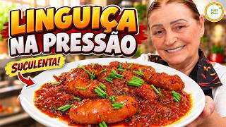 🌭 LINGUIÇA FRESCA NA PANELA DE PRESSÃO! FICA CHEIA DE SABOR Linguiça na Panela de Pressão #1440