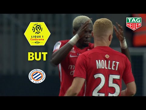 But Florent MOLLET (52') / Amiens SC - Montpellier Hérault SC (1-2)  (ASC-MHSC)/ 2018-19