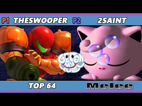 GOML 2022 Top 64 - TheSWOOPER (Samus) Vs. 2saint (Jigglypuff) SSBM Melee Tournament