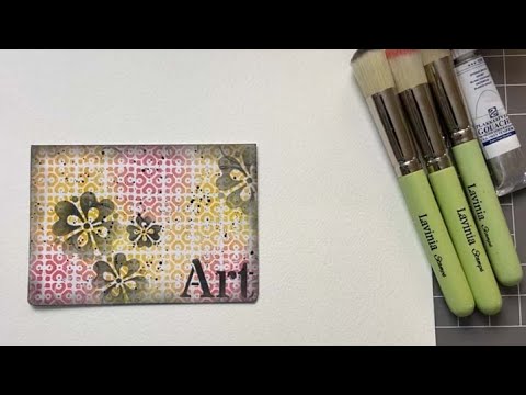 Something Arty by Karen Telfer - A Lavinia Stamps Tutorial