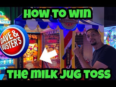How to Win Milk Jug Toss at Dave & Busters