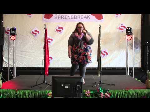 Karaoke Night 04112014 70D Whitney performs "Kryptonite"