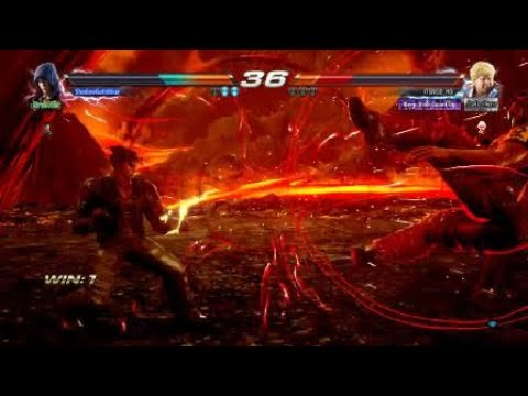 TEKKEN™7 Online Battle Win -333 Jin vs Bob (10 hit and juggle combo executed)