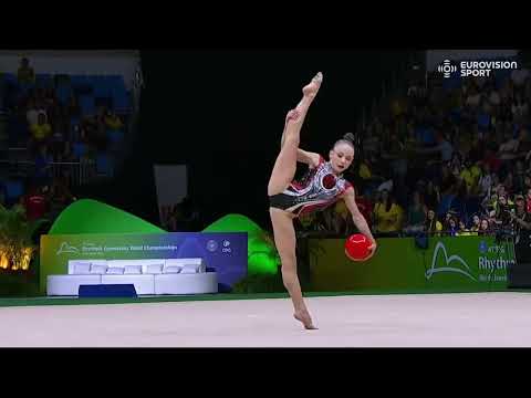NIKOLOVA Stiliana (BUL) BALL 28,5 - Apparatus Final - WCh Rio 2025
