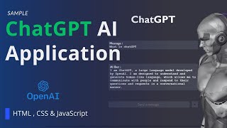 Build Your Own ChatGPT AI Application using JavaScript