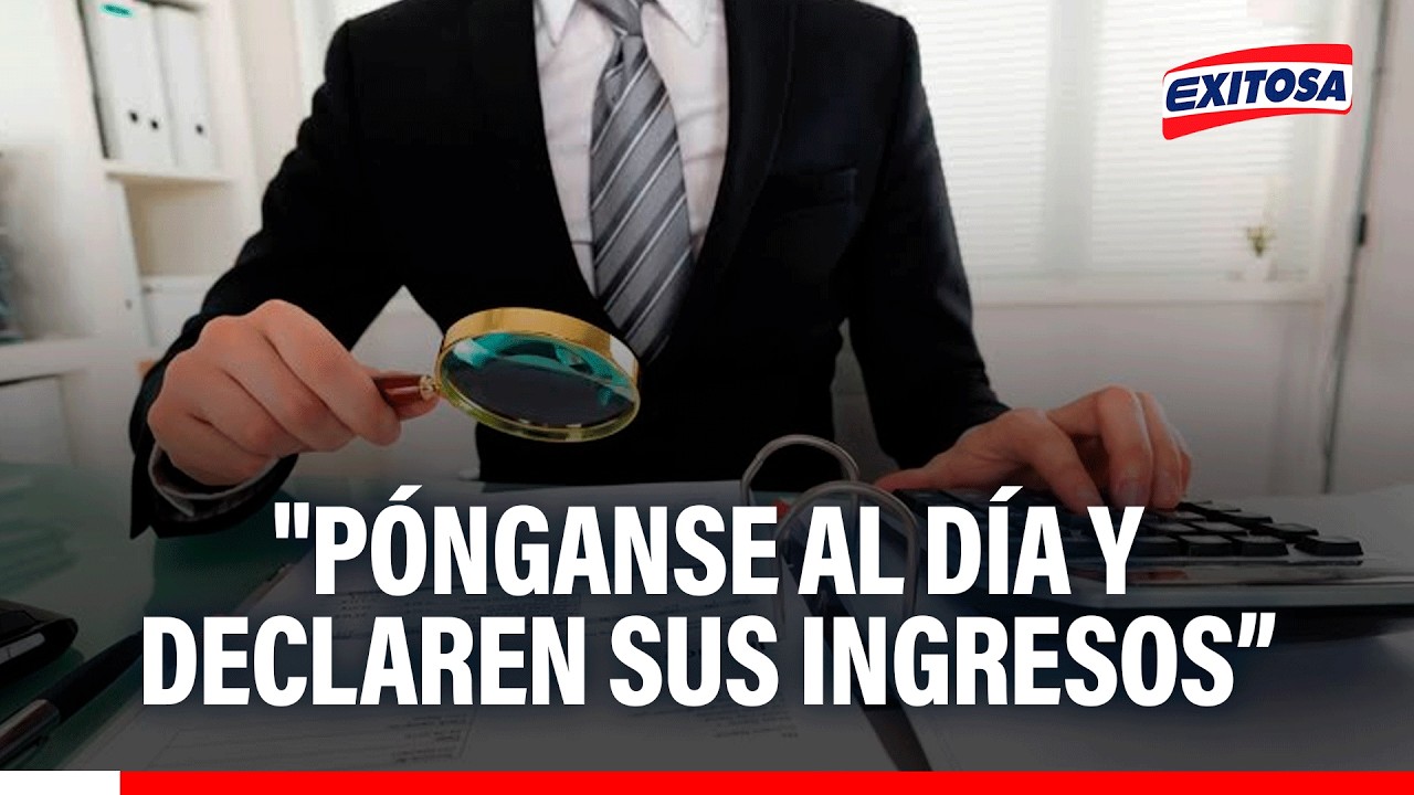 🔴🔵 MEF advierte a evasores de impuestos: "Pónganse al día y declaren sus ingresos"