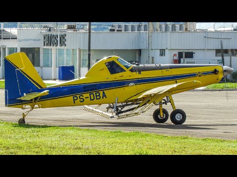 Landing Air Tractor AT-502XP // PS-DBA at Patos de Minas Municipal Airport - SNPD
