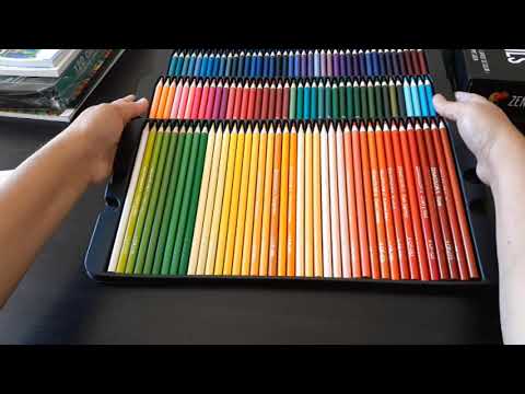Unboxing and Review of 160 Colored Pencils - Zenacolor - Adult Coloring - Indian Colourist