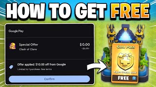 Step by Step How to Get FREE Gold Pass & Scenery with Google Special Offer in Clash of Clans