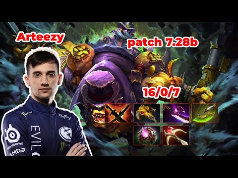 Arteezy Alchemist Carry - DOTA 2 7.28b - MMR rank - Dota2 Gameplay [Learn To PRO dota2]
