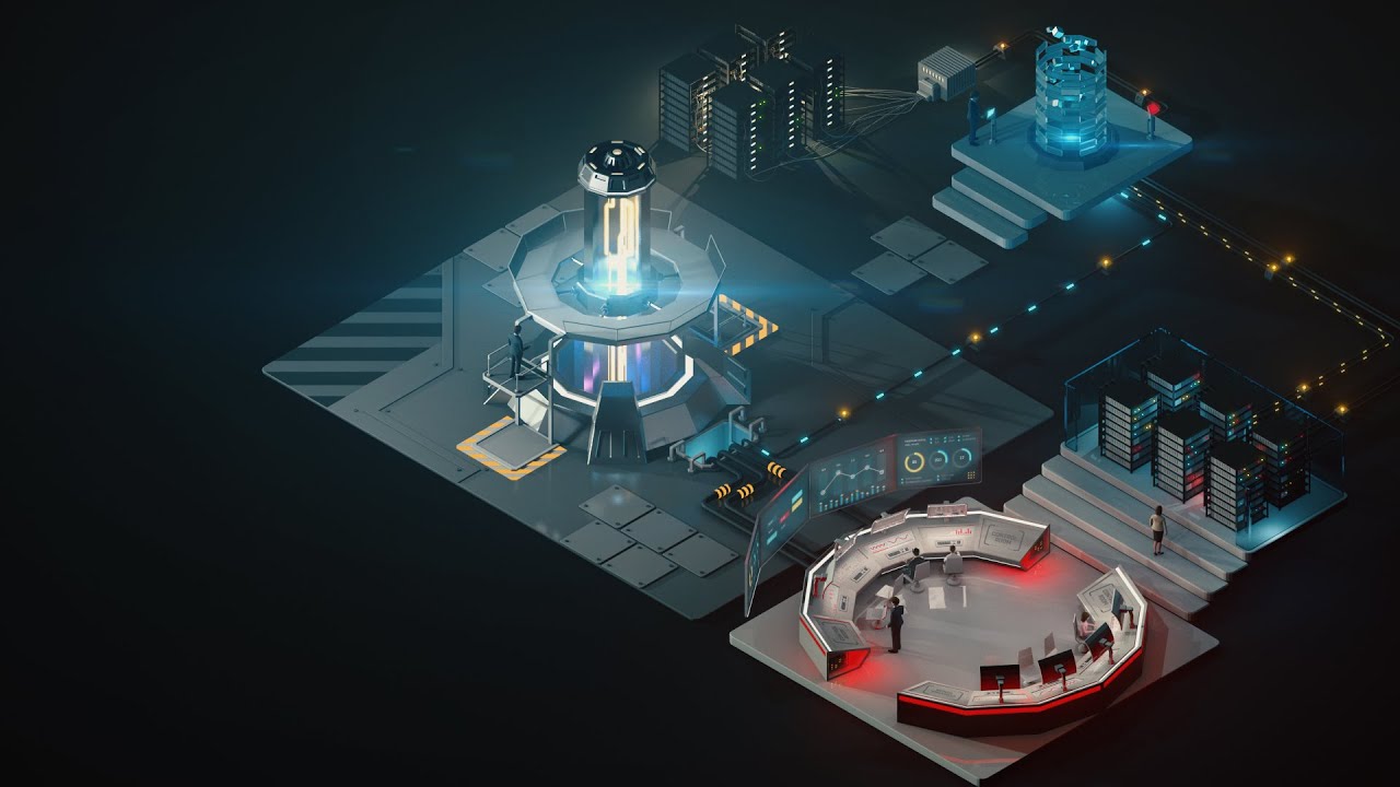 3D Isometric Technology Illustration