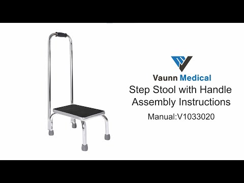 How to assemble Vaunn Medical Step Stool with Handle_V1033020
