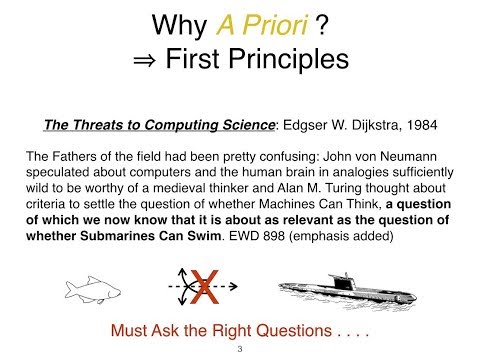 A Priori Modeling of Information & Intelligence (AGI 2017 Conference, Melbourne)