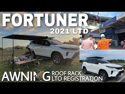 ROOF RACK | Darche Eclipse SIDE AWNING | TOYOTA FORTUNER 2021 LTD | LTO Top load REGISTRATION