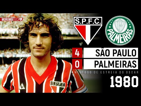São Paulo 4x0 Palmeiras - Friendly 1980 - AT OSCAR'S DEBUT, A CHOCOLATE TRICOLOR #spfc1980