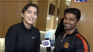 TV actress Srishti Jain workout at Gym   saas bahu