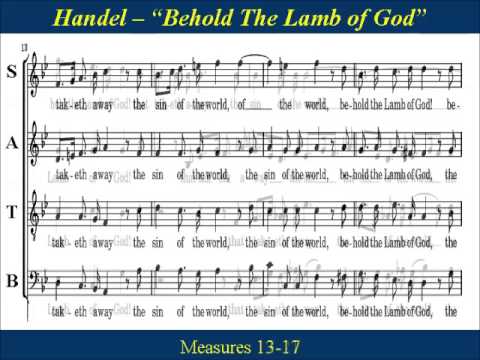 22- Handel Messiah Part 2 - Behold The Lamb Of God - Bass