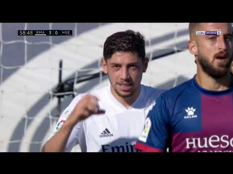 Gol de Fede Valverde al Huesca|Gol del Madrid|3-0|Real Madrid-Huesca|LaLiga