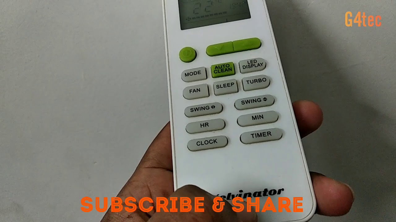 KELVINATOR AC REMOTE TIMER OFF /ON