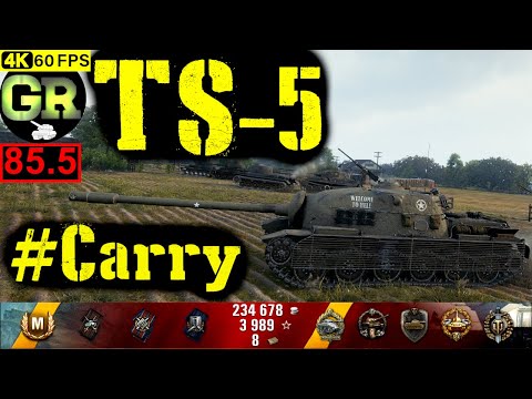 85_World of Tanks TS-5 WoT Replay - 8 Kills 6.2K DMG(Patch 1.5.0)