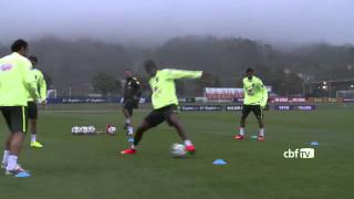 Confira o treino da tarde da Seleção