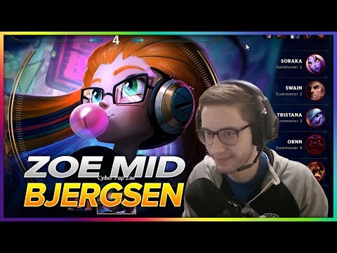 666. Bjergsen Zoe vs Swain Mid - Patch 8.9 Season 8 - BJERGSEN STREAM