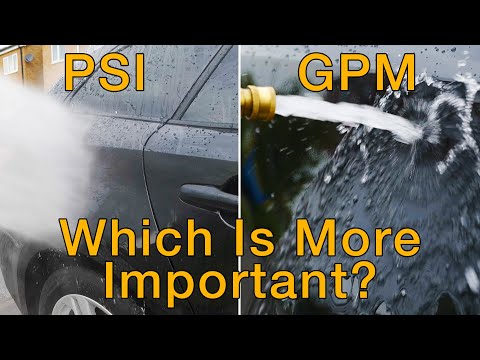 GPM or PSI - What's The Difference In A Pressure Washer?