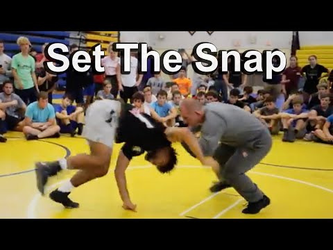 Using Head Position to Set the Snap - Cary Kolat Wrestling Moves