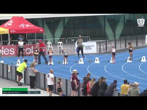 U9 Girls 100m Heat 8: 2022 Commonwealth Bank State Combined Events Championships - Saturday
