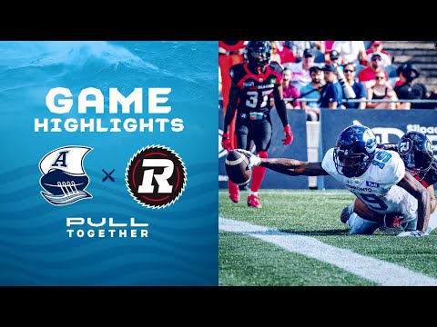 CFL Game Highlights: Toronto Argonauts vs. Ottawa Redblacks – September 10, 2022