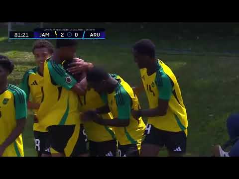 What a rocket! 2-0 Jamaica U17 boys. 