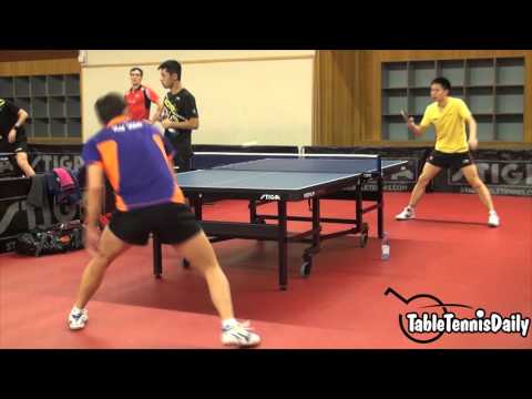 Xu Xin Training at the Swedish Open 2015!