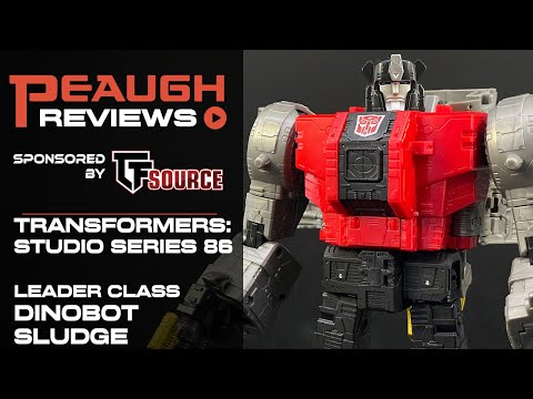 Video Review: Transformers Studio Series 86 - Dinobot SLUDGE