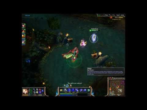 PBE test: pink ward protects Lux from Dragon's aggro