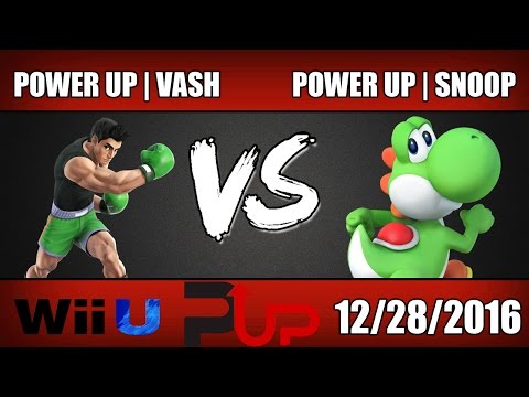 PowerUp | Vash (Little Mac) vs. PowerUp | Snoop (Yoshi) - Wii U Losers Round 3 - SOS