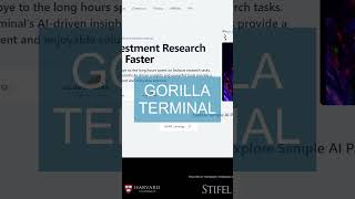 AI Tools - Gorilla Terminal #shorts