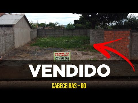 VENDIDO Ótimo lote, 380 m²,plano, murado, St Enis, Cabeceiras – GO