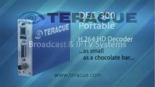 Teracue DEC-300 H.264 MPEG-2 HD/SD Decoder